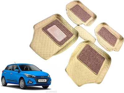 AUTO PEARL Leatherite 7D Mat For  Hyundai Elite i20(Beige)