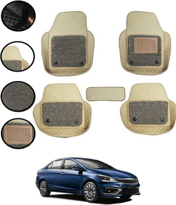 zplus Leatherite 7D Mat For  Maruti Suzuki Ciaz(Beige)