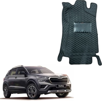 Aegis Leatherite, EVA 7D Mat For  Skoda Kushaq(Black)