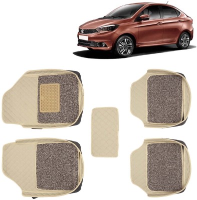 Kingsway Leatherite 7D Mat For  Tata Tigor(Beige)