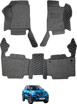 Auto Hub Leatherite 7D Mat For  Renault Kiger(Black)