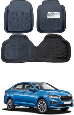 arneja trading company Polyutherine 3D Mat For  Skoda Slavia(Black)