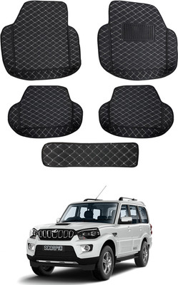 MATIES Leatherite 7D Mat For  Mahindra Scorpio(Black)