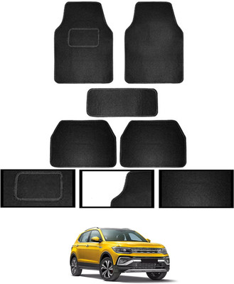 CCMM Fabric Standard Mat For  Volkswagen Taigun(Black)