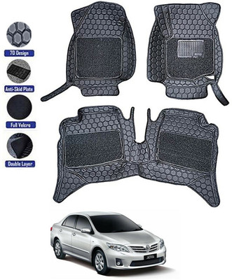 RKPSP Leatherite 7D Mat For  Toyota Altis(Black)
