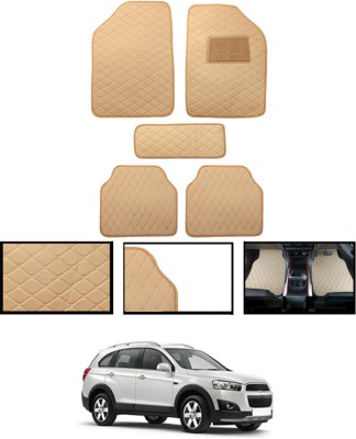 MATIES Leatherite Standard Mat For  Chevrolet Captiva(Beige)