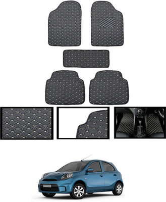 CCMM Leatherite Standard Mat For  Nissan Micra Active(Black)