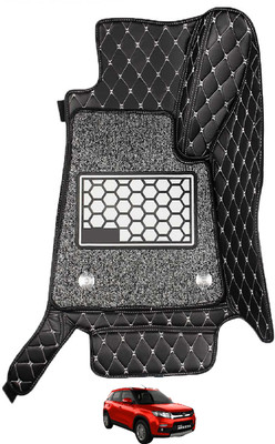 Euro Care Leatherite 7D Mat For  Maruti New Brezza(Black)