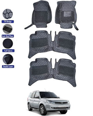 AYW Leatherite 7D Mat For  Tata Safari Storme(Black)