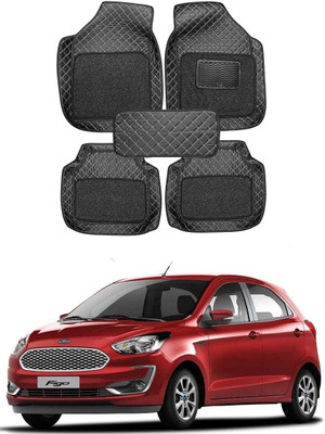 Arnejaa Leatherite 7D Mat For  Ford Figo(Black)
