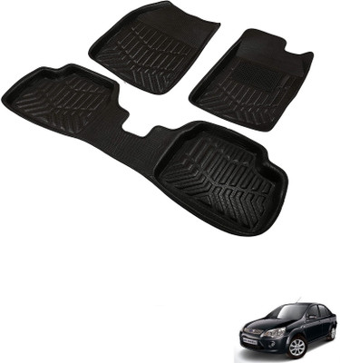 KOZDIKO Plastic 3D Mat For  Ford Fiesta Classic(Black)