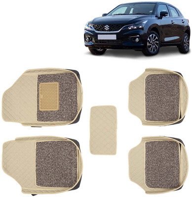 Kingsway Leatherite 7D Mat For  Maruti Suzuki Baleno(Beige)