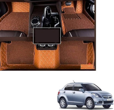 Autoclow Leatherite 7D Mat For  Maruti Suzuki Swift Dzire(Brown)