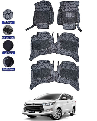 AYW Leatherite 7D Mat For  Toyota Innova Crysta(Black)