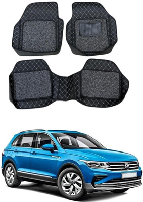 arneja trading company Leatherite 7D Mat For  Volkswagen Tiguan(Silver, Black)