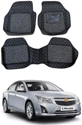 arneja trading company Leatherite 7D Mat For  Chevrolet Cruze(Silver, Black)