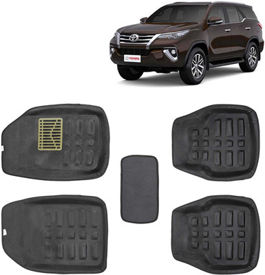 Kingsway PVC 3D Mat For  Toyota Fortuner(Black)