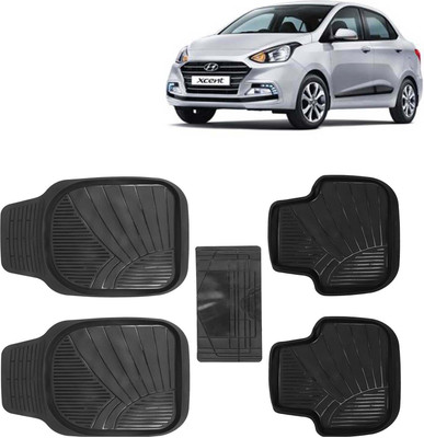 Kingsway PVC Tray Mat For  Hyundai Xcent(Black)