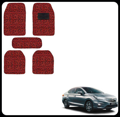 SEMAPHORE PVC, Rubber Standard Mat For  Honda City(Red, Black)