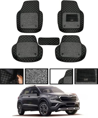 AYW Leatherite 7D Mat For  Skoda Kushaq(Black)