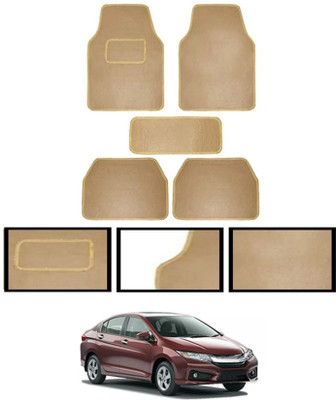 monolive Fabric Standard Mat For  Honda Universal For Car(Beige)