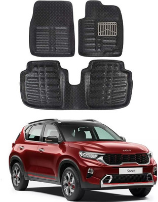 ARNEJA Polyutherine 3D Mat For  Kia Sonet(Black)