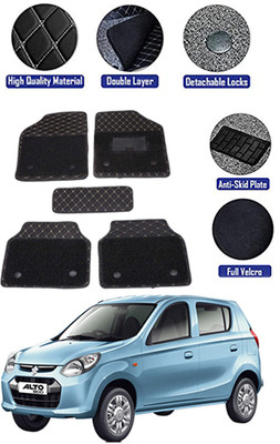MATIES PVC 7D Mat For  Honda Alto 800(Black)