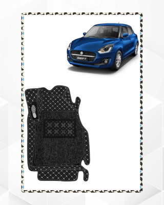 KUNTAIL C Leather 7D Mat For  Maruti Suzuki Swift(Black)