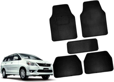 AUTO PEARL Polyester Standard Mat For  Toyota Innova(Black)