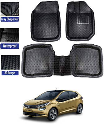 MATIES Plastic Tray Mat For  Tata Altroz(Black)