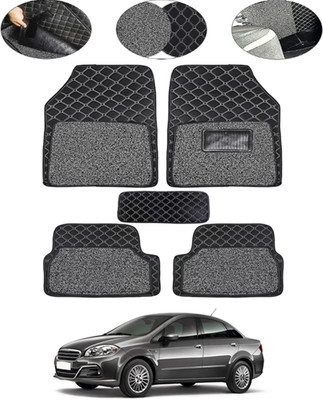 MSNP Leatherite 7D Mat For  Fiat Linea(Black)