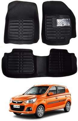 MATIES Plastic 5D Mat For  Maruti Suzuki Alto K10(Black)