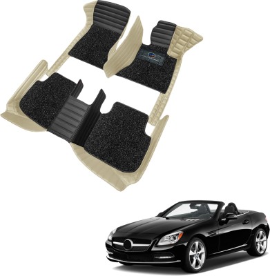 AutoFurnish Leatherite 9D Mat For  Mercedes Benz SLK 350(Black, Beige)
