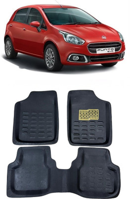 arneja trading company Polyutherine 3D Mat For  Fiat Punto(Black)