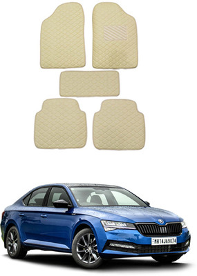 MATIES Leatherite Standard Mat For  Superb(Beige)