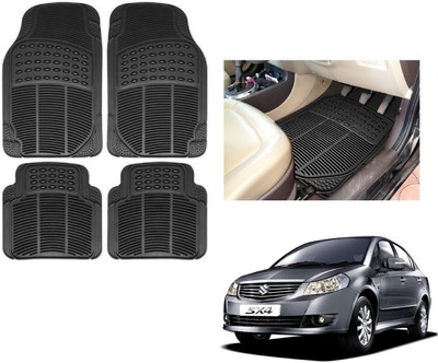 ROSHNEER ENTERPRISES Rubber Standard Mat For  Maruti SX4(Black)