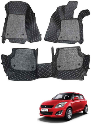 ARNEJA Leatherite 7D Mat For  Maruti Suzuki Swift(Black)