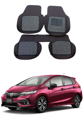 arneja trading company Leatherite 7D Mat For  Honda Jazz(Black)