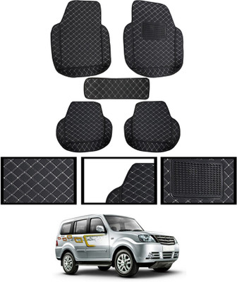 MSNP Leatherite 7D Mat For  Tata Sumo Grande(Black)