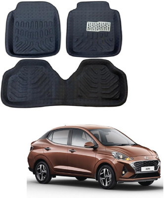 ROSHNEER ENTERPRISES PVC 3D Mat For  Hyundai Aura(Black)