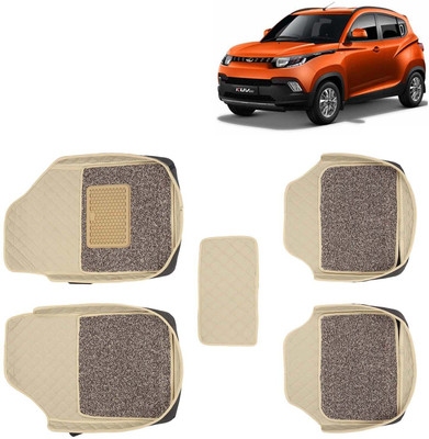 Kingsway Leatherite 7D Mat For  Mahindra KUV 100(Beige)