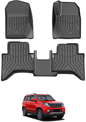 RKPSP PVC Tray Mat For  Mahindra TUV 300(Black)