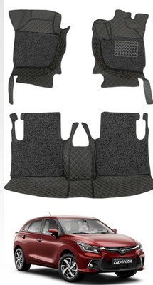 SILVERGRIP Leatherite 7D Mat For  Toyota Glanza(Black)