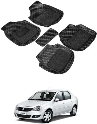 arneja trading company Leatherite 7D Mat For  Renault Logan(Black)