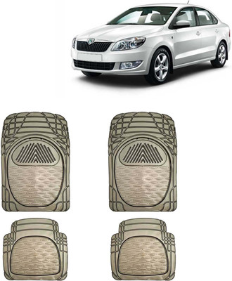 Kingsway PVC Standard Mat For  Skoda Rapid(Brown)