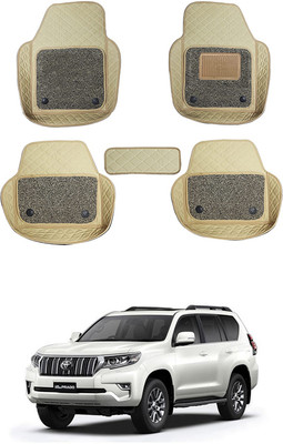 RKPSP Leatherite 7D Mat For  Toyota Land Cruiser Prado(Beige)
