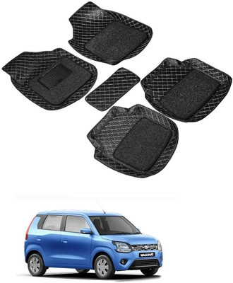 arneja trading company Leatherite 7D Mat For  Maruti Suzuki Wagon R 1.0(Black)