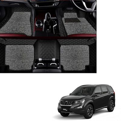 Autoclow Leatherite 7D Mat For  Mahindra XUV 500(Black, Silver)