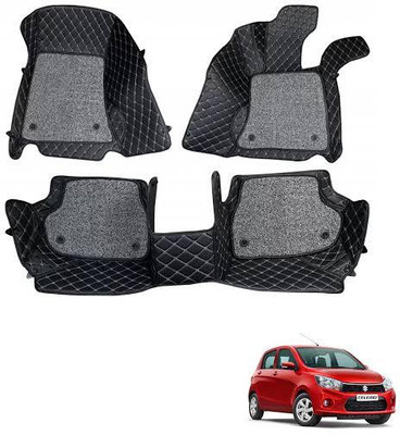 AUTOMOXCO Leather 7D Mat For  Maruti Suzuki Celerio(Silver)
