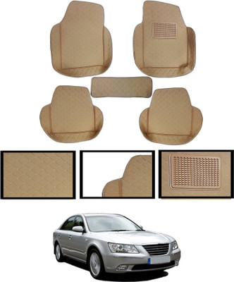 AYW Leatherite 7D Mat For  Hyundai Elantra(Beige)